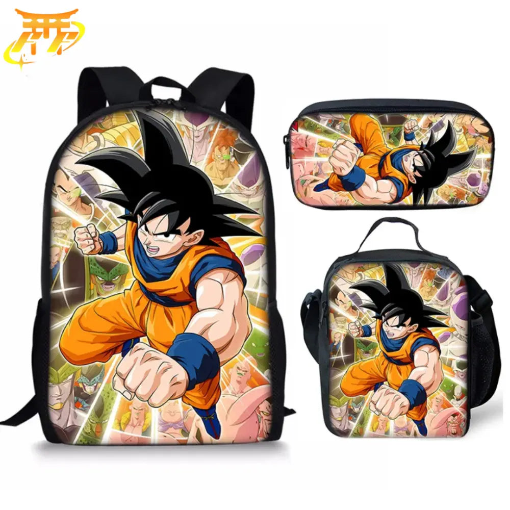Goku vs Villains Backpack + Pencil Case + Bag - Dragon Ball Z™