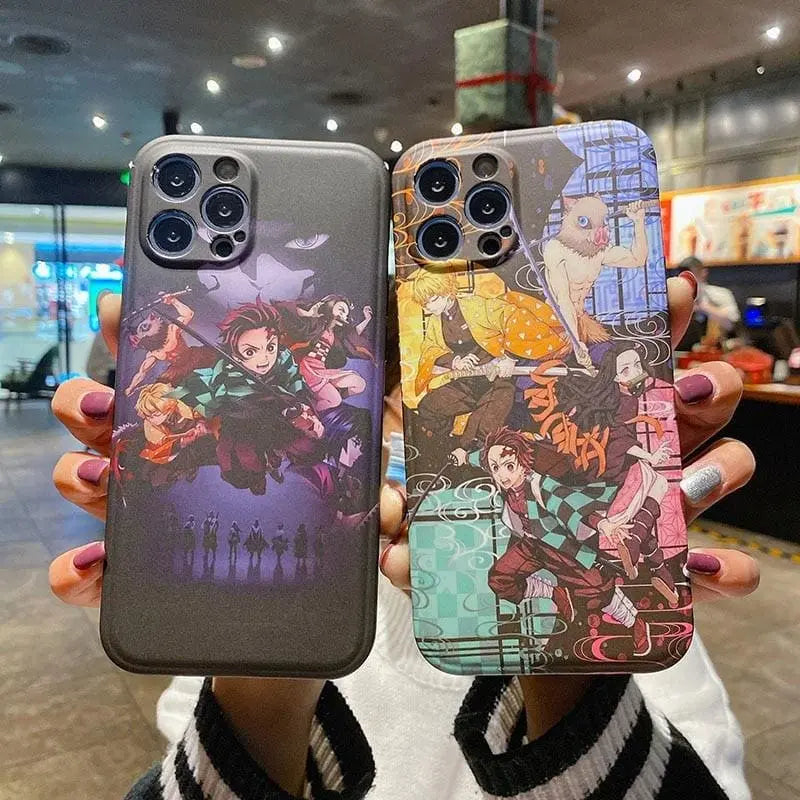 Iphone case Tanjiro Nezkuo Inosuke and Zenitsu - Demon
