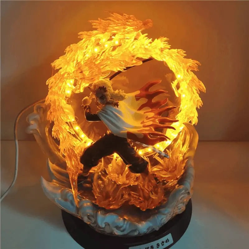 Kyojuro Rengoku Breath of the Flame LED Figure - Demon