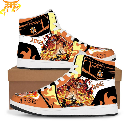 Ace "Fists of Fire" Sneakers - One Piece™