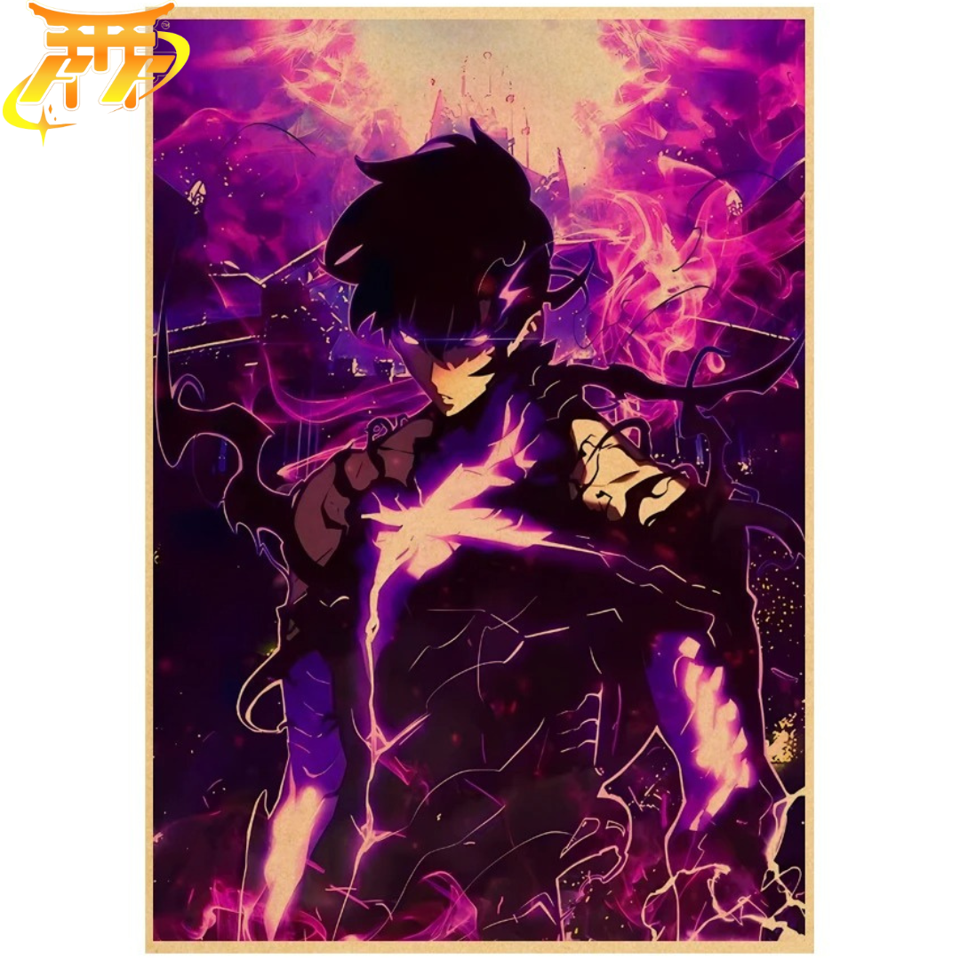 Sung Jin-Woo "Monarch’s Ascension" Poster – Solo Leveling™