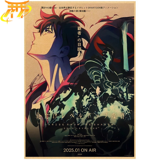 Sung Jinwoo "Monarch’s Awakening" Poster – Solo Leveling™