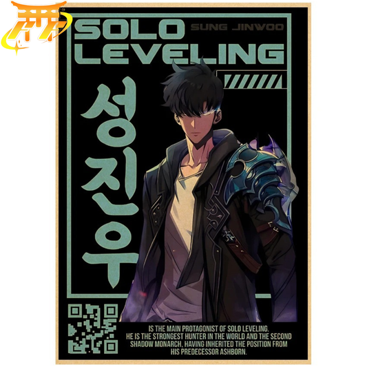 Sung Jinwoo "Ultimate Hunter" Poster - Solo Leveling™
