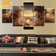 Assaulter Titan Vs Battleship Titans Painting - Attack on Titan™