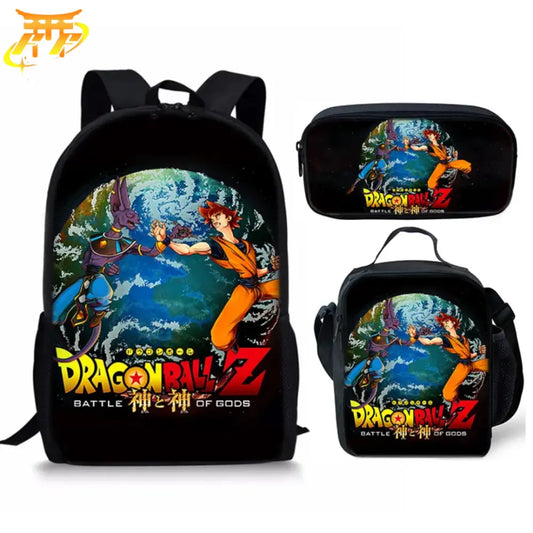 Cartable avec Trousse et Sacoche Goku vs Beerus - Dragon Ball Z™