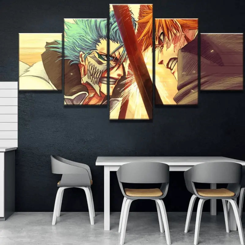 Ichigo vs. Grimmjow Painting - Bleach™