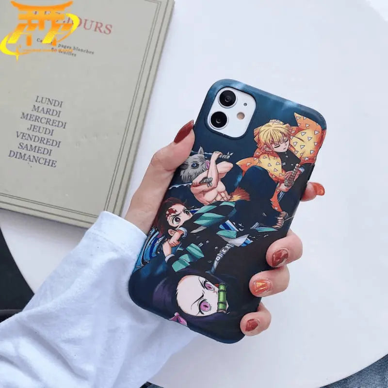 Iphone case Tanjiro Nezuko Zenitsu and Inosuke - Demon 