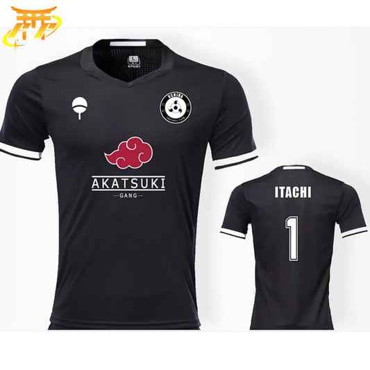 Itachi Uchiwa Black Football Shirt - Naruto Shipudden™