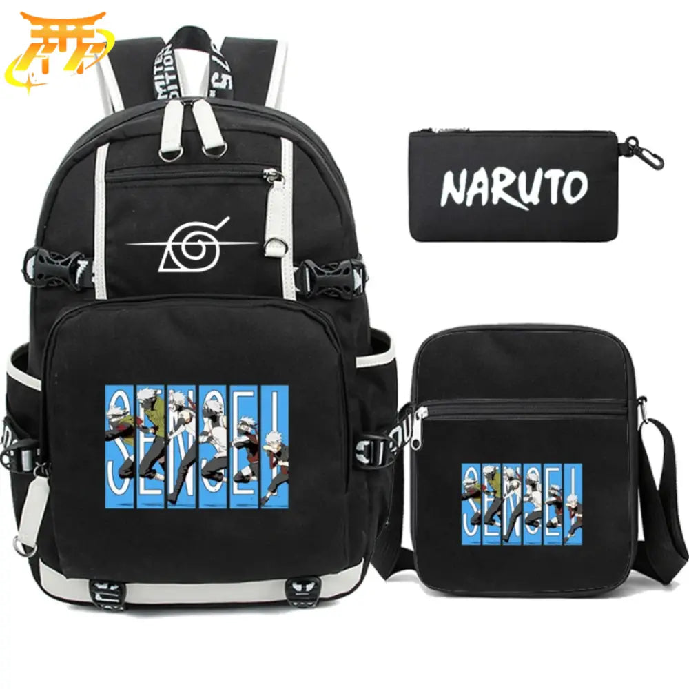 Kakashi Backpack + Pencil Case + Bag - Naruto Shippuden™