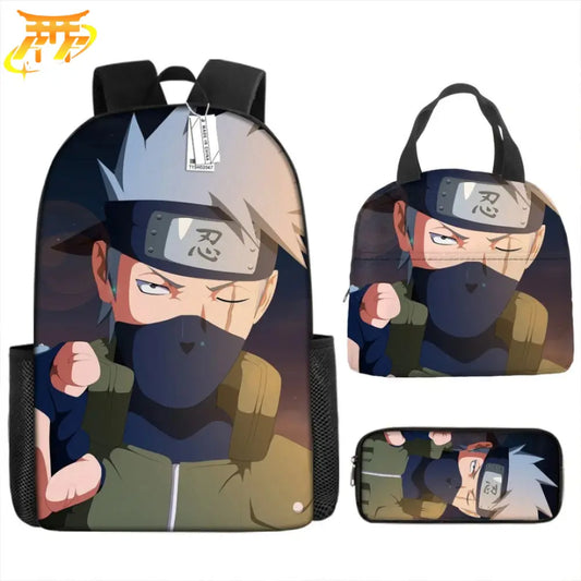 Kakashi Storm 3 Backpack + Pencil Case + Bag - Naruto Shippuden™