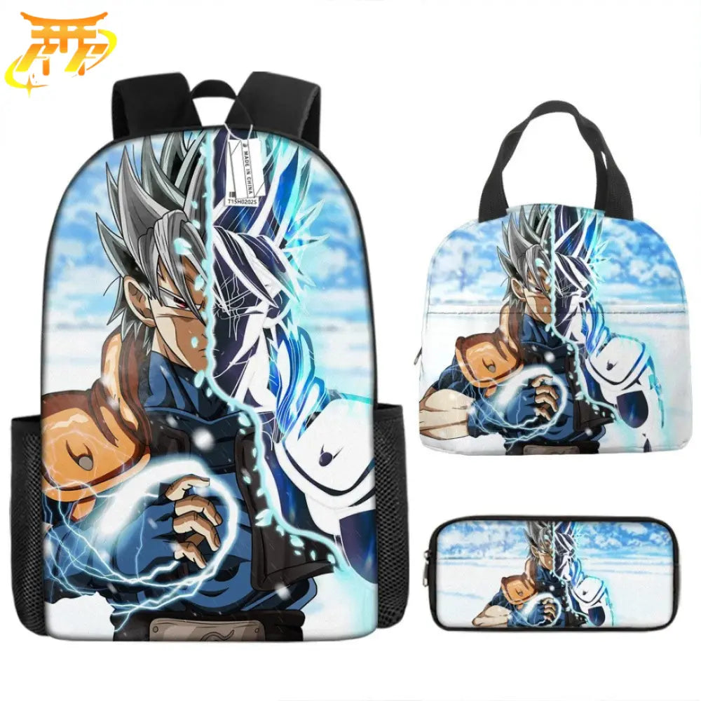 Kakashi x Vegeta DBGT Backpack + Pencil Case + Bag - Naruto Shippuden™