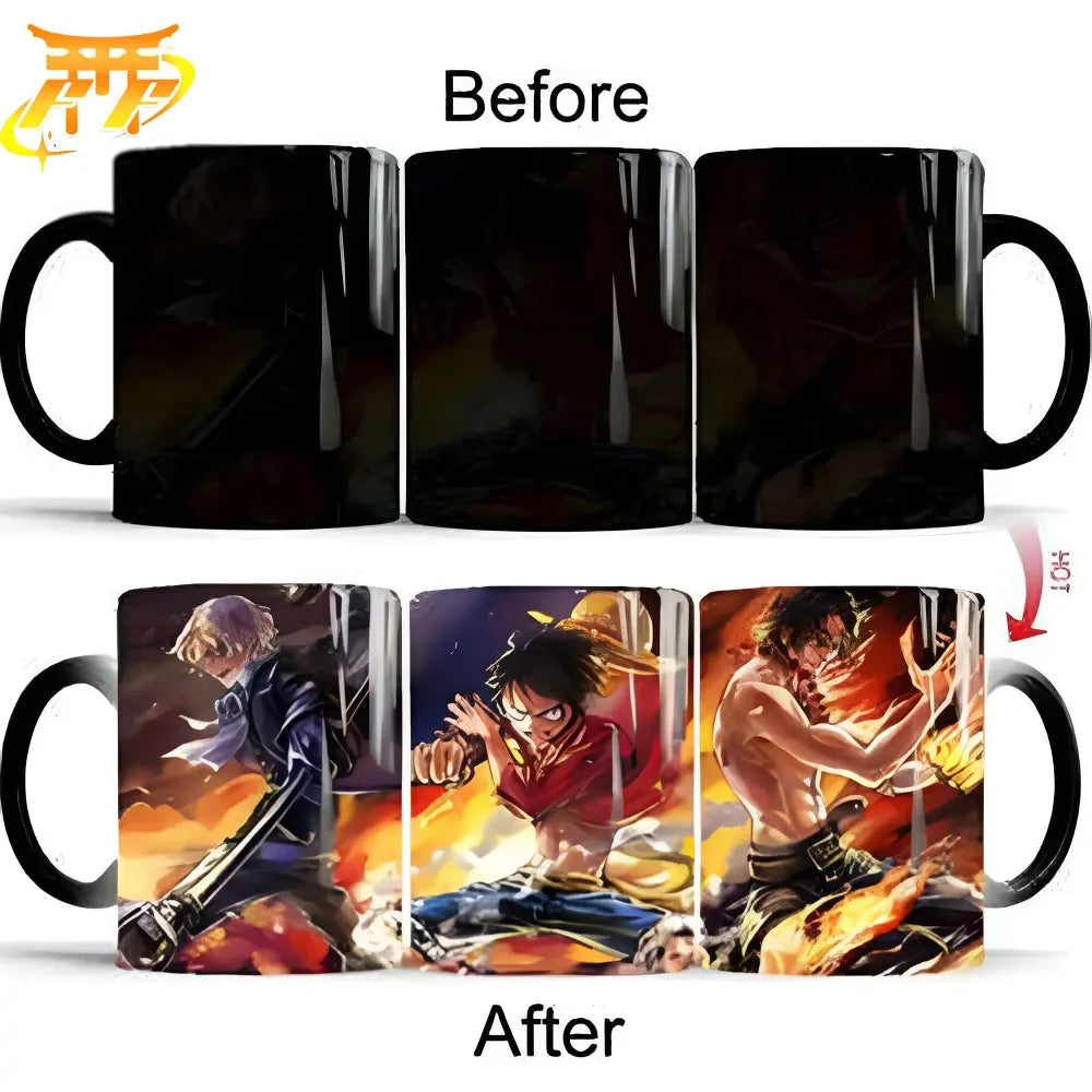 Luffy's Brothers Magic Mug - One Piece™