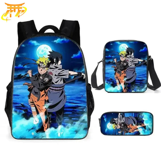 Naruto x Sasuke Backpack + Pencil Case + Bag - Naruto Shippuden™