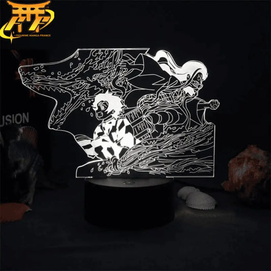 Nezuko and Tanjiro Kamado LED lamp in battle mode - Demon 