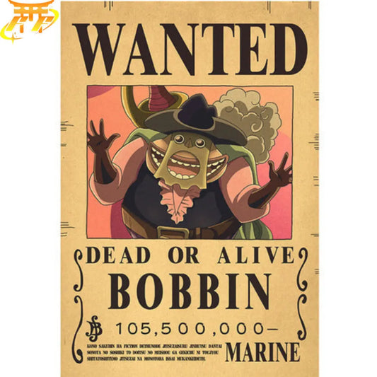 poster-wanted-bobbin-one-piece™