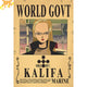 Poster Wanted Kalifa - One Piece™