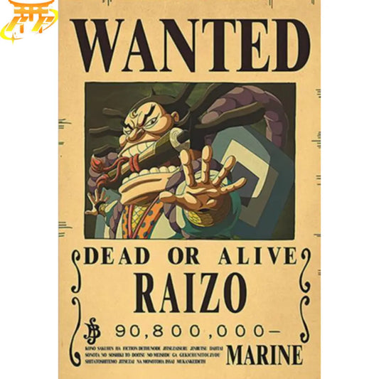 poster-wanted-raizo-one-piece™