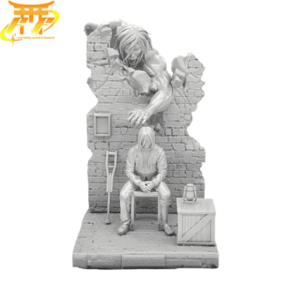 Resin Figure Titan Assailant and Eren Jaeger - Attack on 