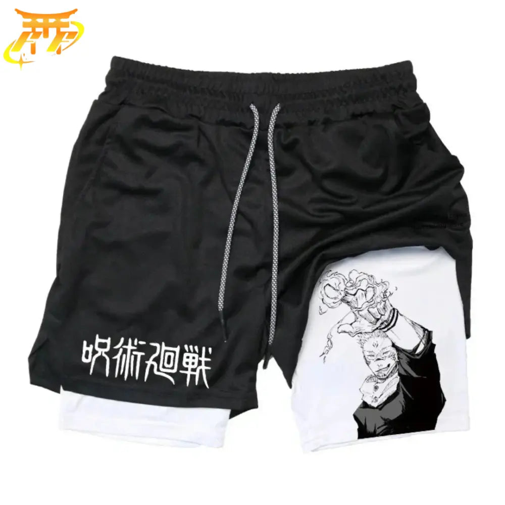 Ryomen White and Black Short - Jujutsu Kaisen™