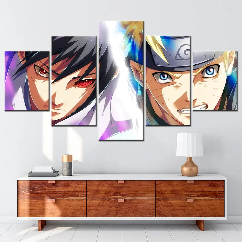 Sasuke & Naruto Duel of Destinies Painting - Naruto Shippuden™