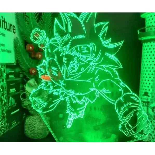 Son Goku SSJ God LED Lamp - Dragon Ball Z™