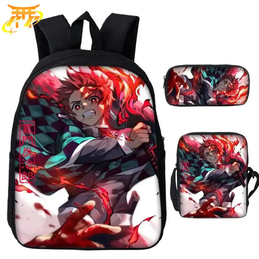 Sun Breathing Backpack + Pencil Case + Bag - Demon Slayer™