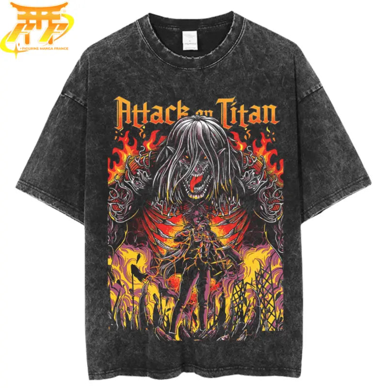 t-shirt-eren-demon-attaque-des-titans™