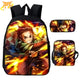 Tanjiro Sun Breathing Backpack + Pencil Case + Bag - Demon Slayer™
