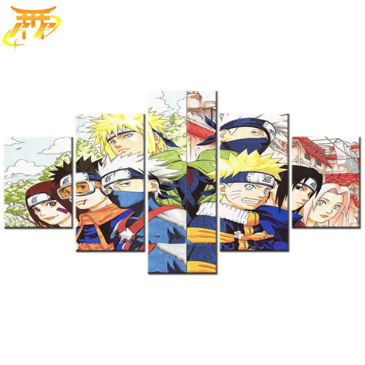 Team 7 1st and 2nd Generation Painting - Naruto Shippuden™