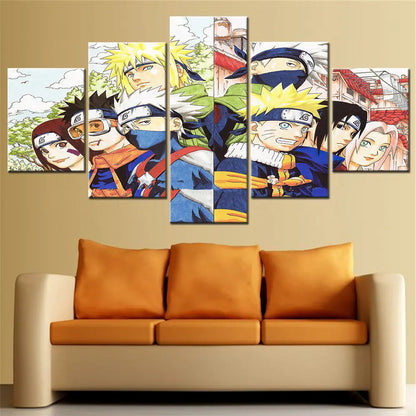 Team 7 1st and 2nd Generation Painting - Naruto Shippuden™