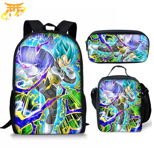 Vegeta Super Saiyajin Blue Backpack + Pencil Case + Bag - Dragon Ball Z™